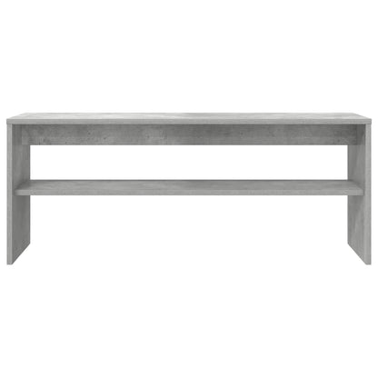 vidaXL TV Cabinet Concrete Grey 100 x 30 x 40 cm Engineered Wood