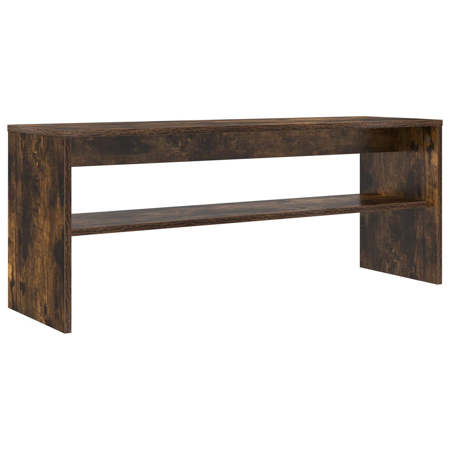 vidaXL TV Cabinet Smoked Oak 100 x 30 x 40 cm Engineered Wood