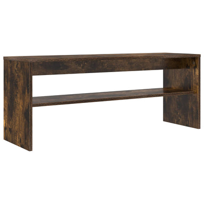vidaXL TV Cabinet Smoked Oak 100 x 30 x 40 cm Engineered Wood