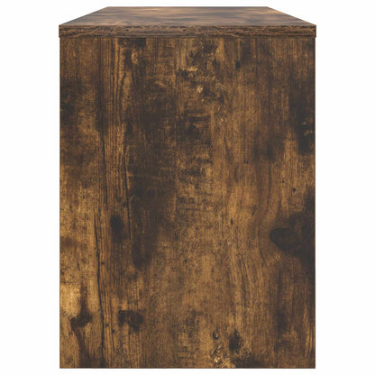 vidaXL TV Cabinet Smoked Oak 100 x 30 x 40 cm Engineered Wood