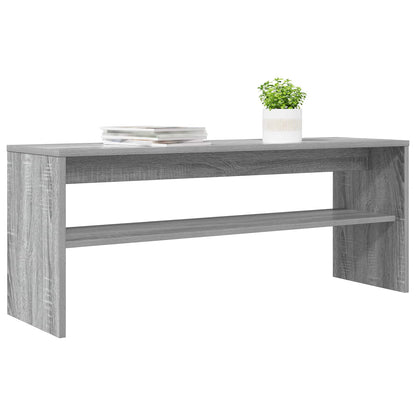 vidaXL TV Cabinet Grey Sonoma 100 x 30 x 40 cm Engineered Wood