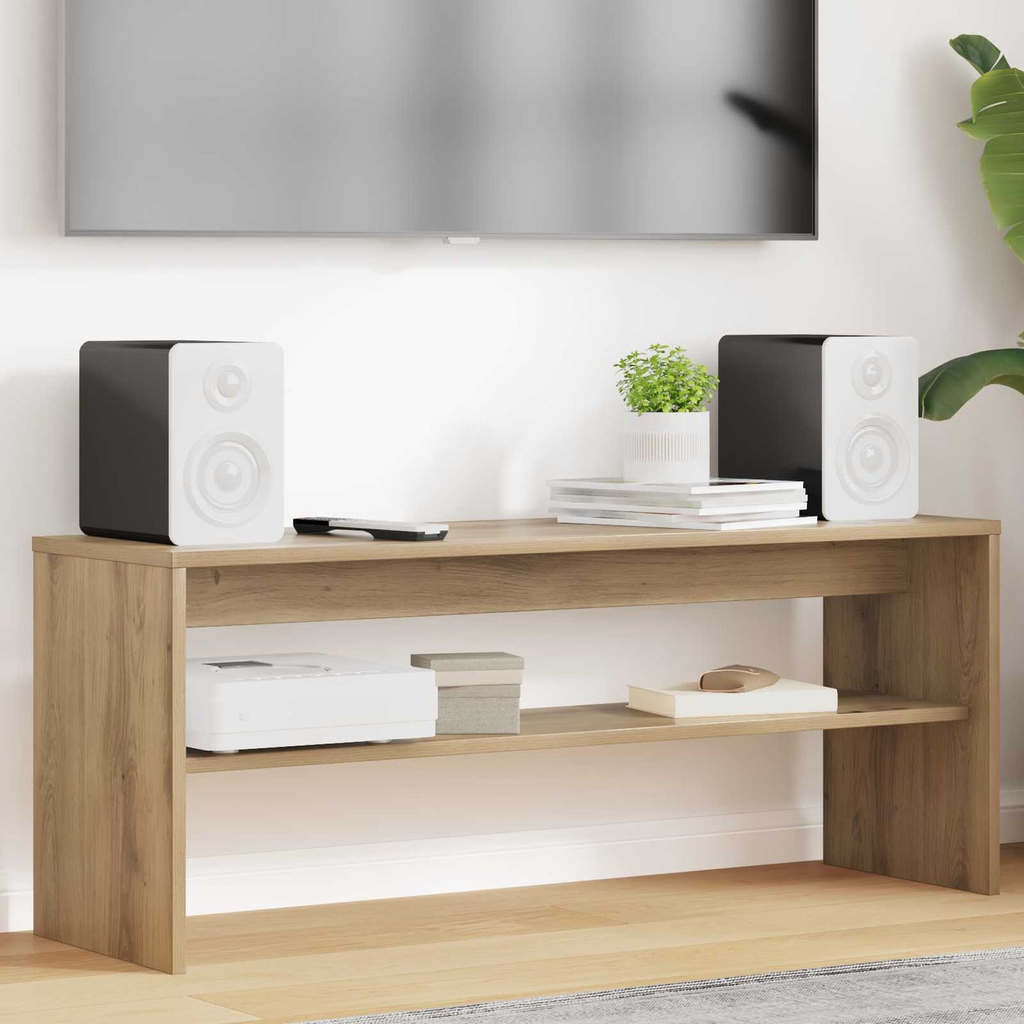 vidaXL TV Cabinet 100 x 30 x 40 cm Artisan Oak Engineered Wood