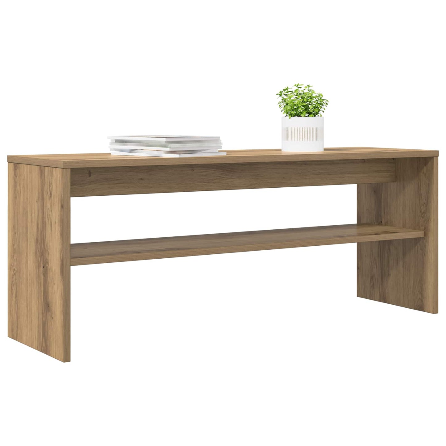 vidaXL TV Cabinet 100 x 30 x 40 cm Artisan Oak Engineered Wood