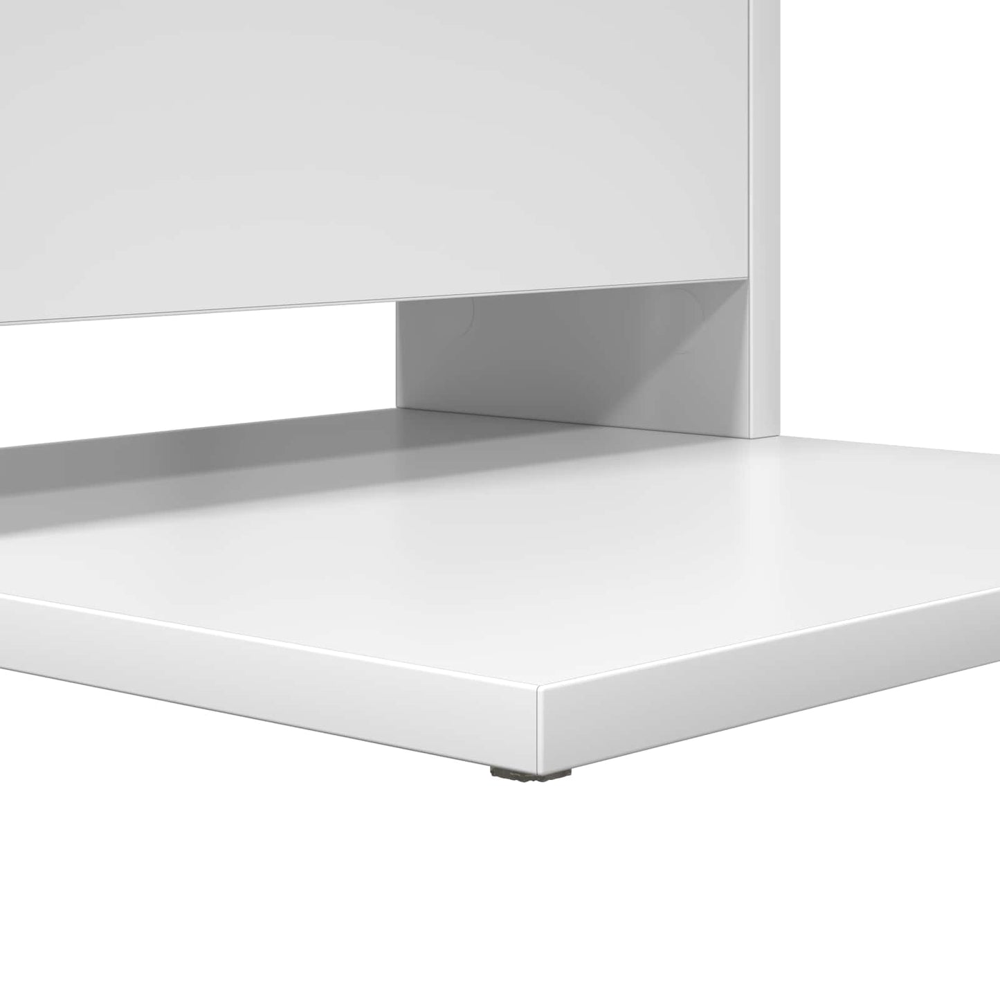 vidaXL Side Table White 40 x 35 x 60.5 cm Engineered Wood