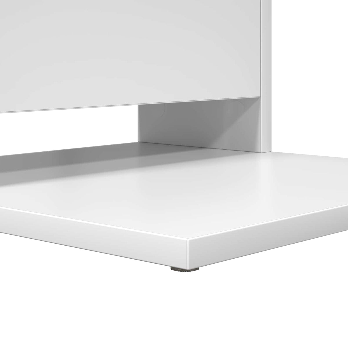 vidaXL Side Table White 40 x 35 x 60.5 cm Engineered Wood