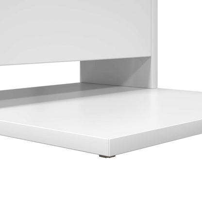 vidaXL Side Table White 40 x 35 x 60.5 cm Engineered Wood