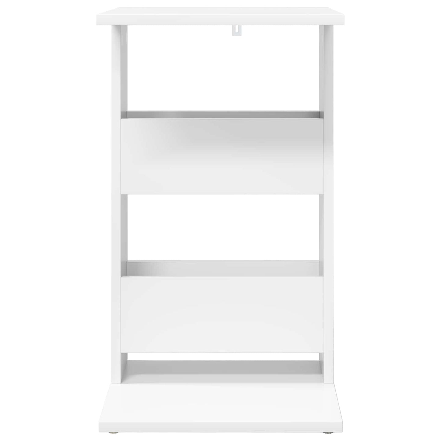 vidaXL Side Table White 40 x 35 x 60.5 cm Engineered Wood