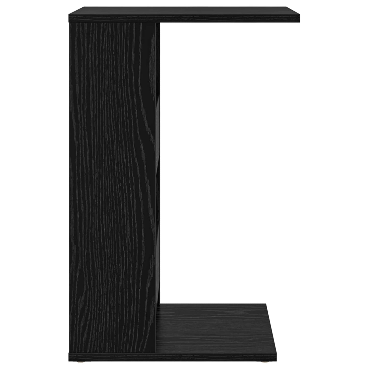 vidaXL Side Table Black Oak 40 x 35 x 60.5 cm Engineered Wood