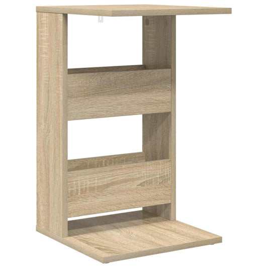 vidaXL Side Table Sonoma Oak 40 x 35 x 60.5 cm Engineered Wood