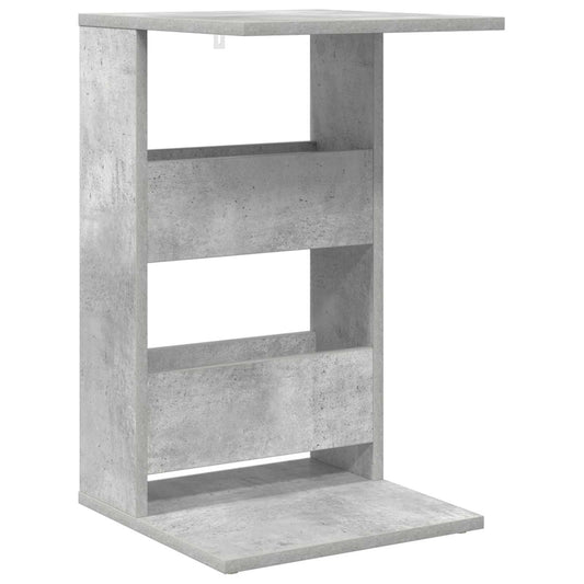 vidaXL Side Table Concrete Grey 40 x 35 x 60.5 cm Engineered Wood
