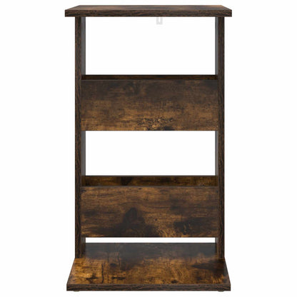 vidaXL Side Table Smoked Oak 40 x 35 x 60.5 cm Engineered Wood