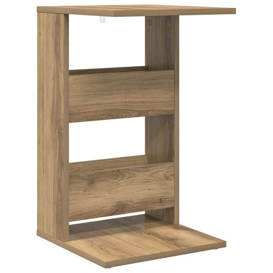 vidaXL Side Table Artisan Oak 40 x 35 x 60.5 cm Engineered Wood