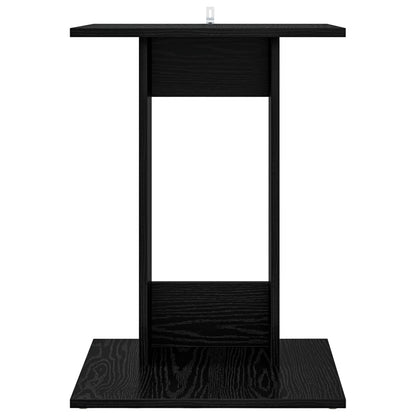vidaXL Side Table Black Oak 45 x 40 x 62.5 cm Engineered Wood