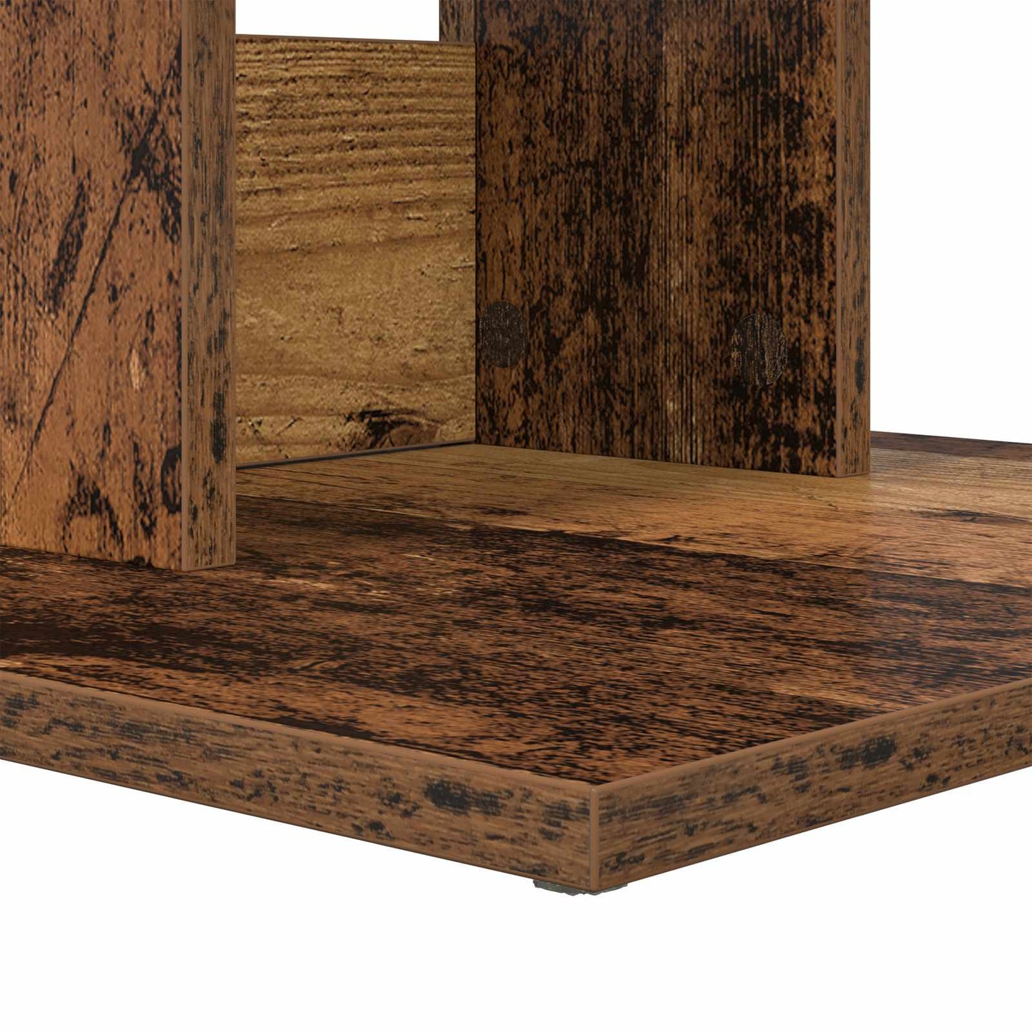 vidaXL Side Table Old Wood 45 x 40 x 62.5 cm Engineered Wood