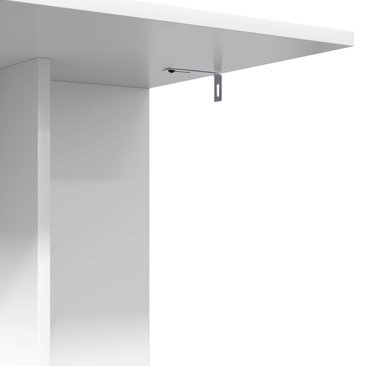 vidaXL Side Table White 45 x 40 x 62.5 cm Engineered Wood