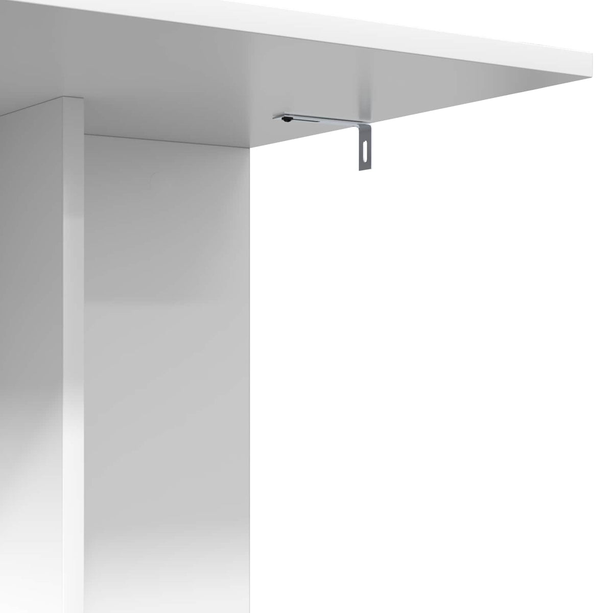 vidaXL Side Table White 45 x 40 x 62.5 cm Engineered Wood