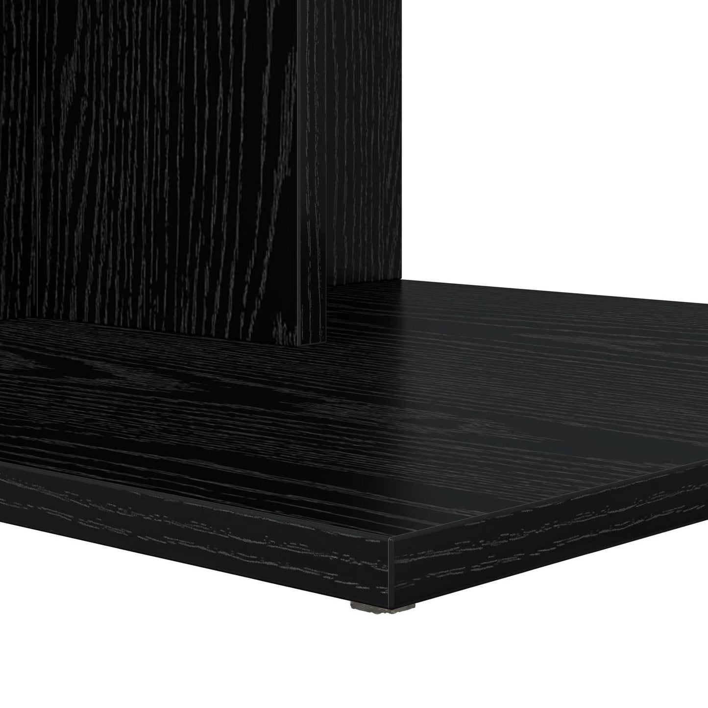 vidaXL Side Table Black Oak 45 x 40 x 62.5 cm Engineered Wood