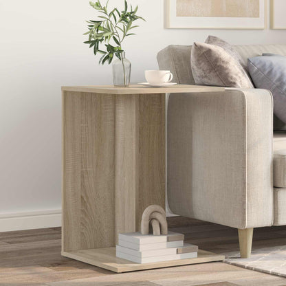 vidaXL Side Table Sonoma Oak 45 x 40 x 62.5 cm Engineered Wood