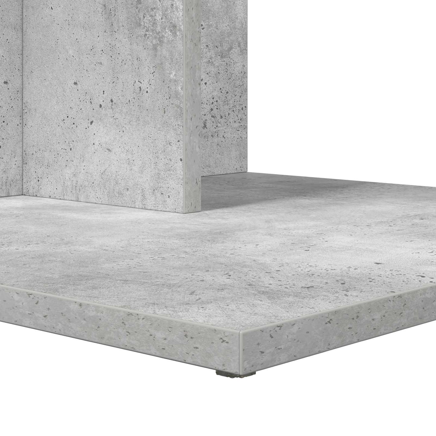 vidaXL Side Table Concrete Grey 45 x 40 x 62.5 cm Engineered Wood