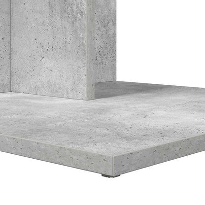vidaXL Side Table Concrete Grey 45 x 40 x 62.5 cm Engineered Wood