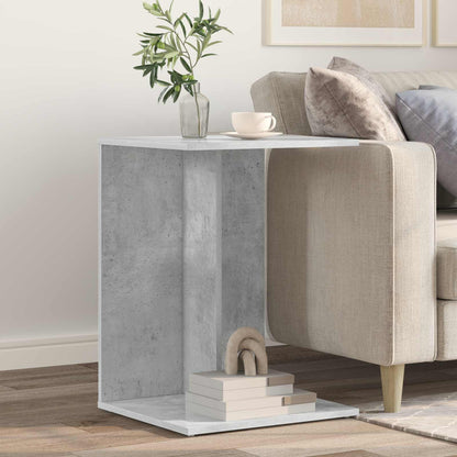 vidaXL Side Table Concrete Grey 45 x 40 x 62.5 cm Engineered Wood