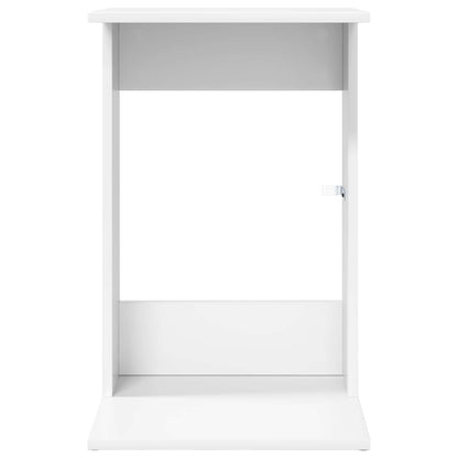 vidaXL Side Table White 40 x 38 x 62.5 cm Engineered Wood