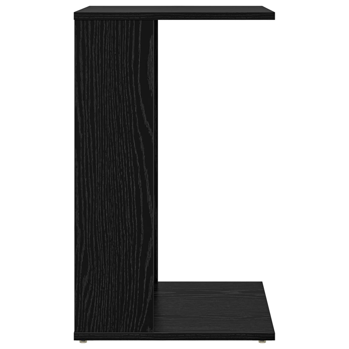 vidaXL Side Table Black Oak 40 x 38 x 62.5 cm Engineered Wood