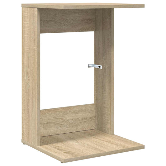 vidaXL Side Table Sonoma Oak 40 x 38 x 62.5 cm Engineered Wood