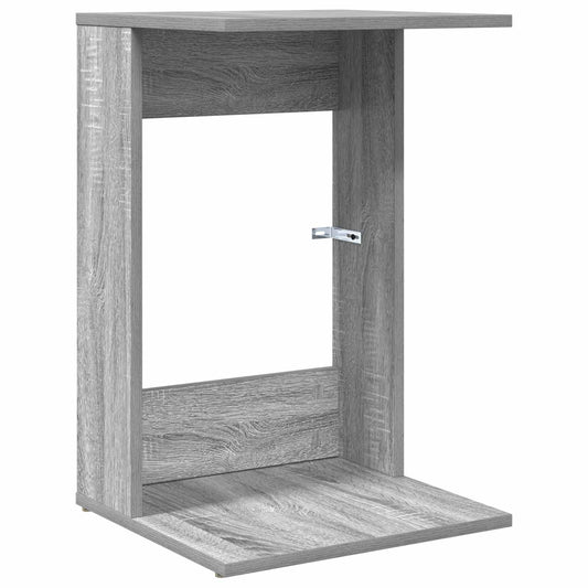 vidaXL Side Table Grey Sonoma 40 x 38 x 62.5 cm Engineered Wood