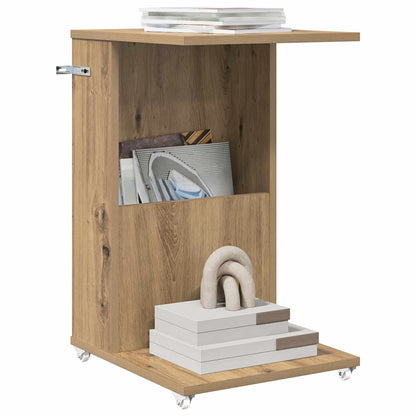 vidaXL Side Table Artisan Oak 40 x 35 x 60 cm Engineered Wood