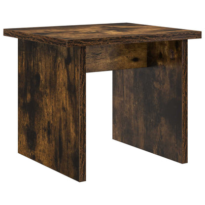 vidaXL Shoe Cabinet with Shelf 2 pcs Smoked Oak Engineered Wood