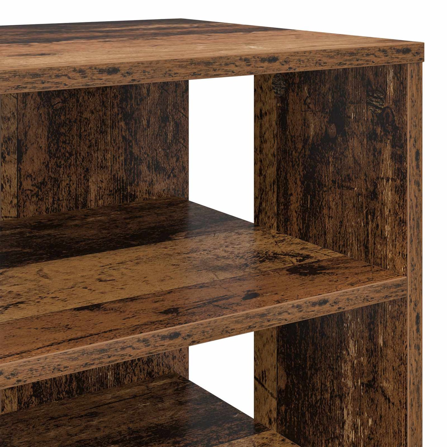 vidaXL Shoe Cabinet with Shelf 2 pcs Old Wood Engineered Wood