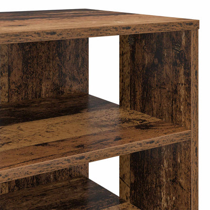 vidaXL Shoe Cabinet with Shelf 2 pcs Old Wood Engineered Wood