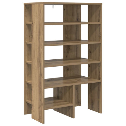 vidaXL Shoe Cabinet with Shelf 2 pcs Artisan Oak Engineered Wood