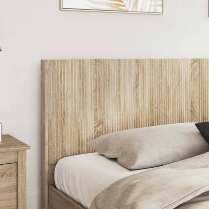 vidaXL Bed Frame with Storage and Headboard Sonoma Oak 200 x 200 cm