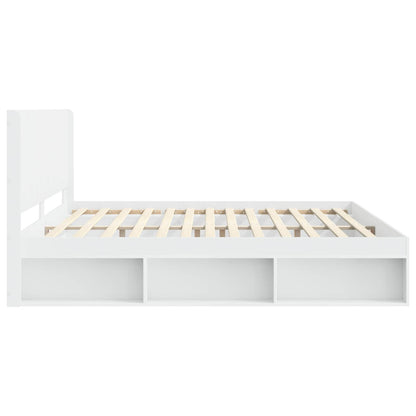 vidaXL Bed Frame with Storage and Headboard 2 pcs Engineered Wood