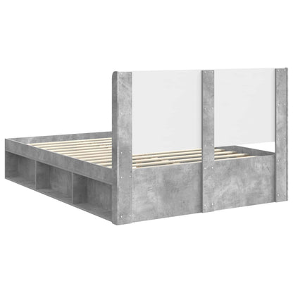 vidaXL Bed Frame with Storage and Headboard 2 pcs Engineered Wood