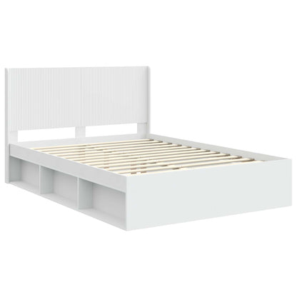 vidaXL Bed Frame with Storage and Headboard 3 pcs Engineered Wood