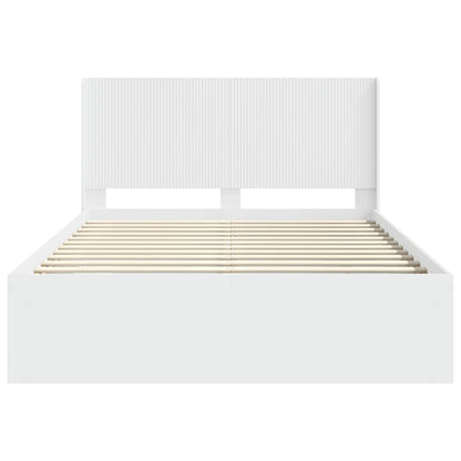 vidaXL Bed Frame with Storage and Headboard 3 pcs Engineered Wood