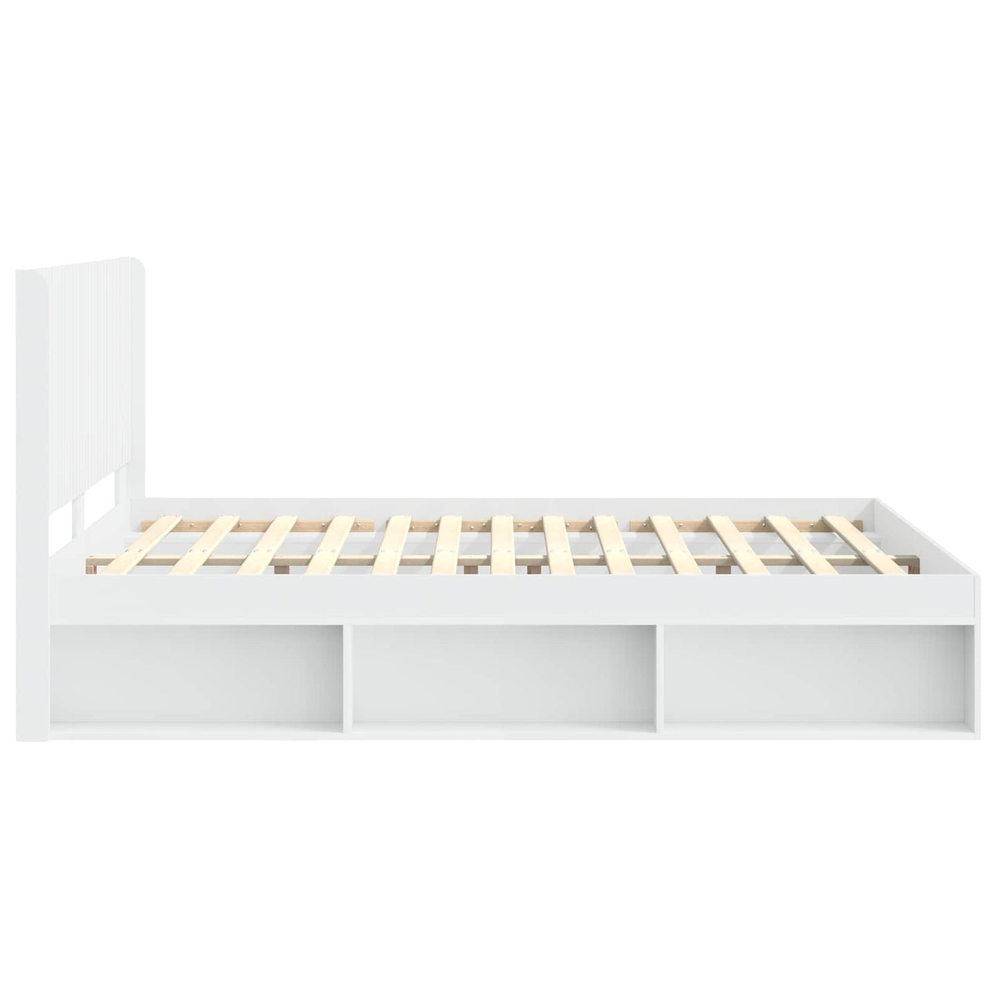 vidaXL Bed Frame with Storage and Headboard 3 pcs Engineered Wood