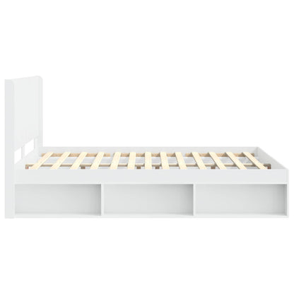 vidaXL Bed Frame with Storage and Headboard 3 pcs Engineered Wood