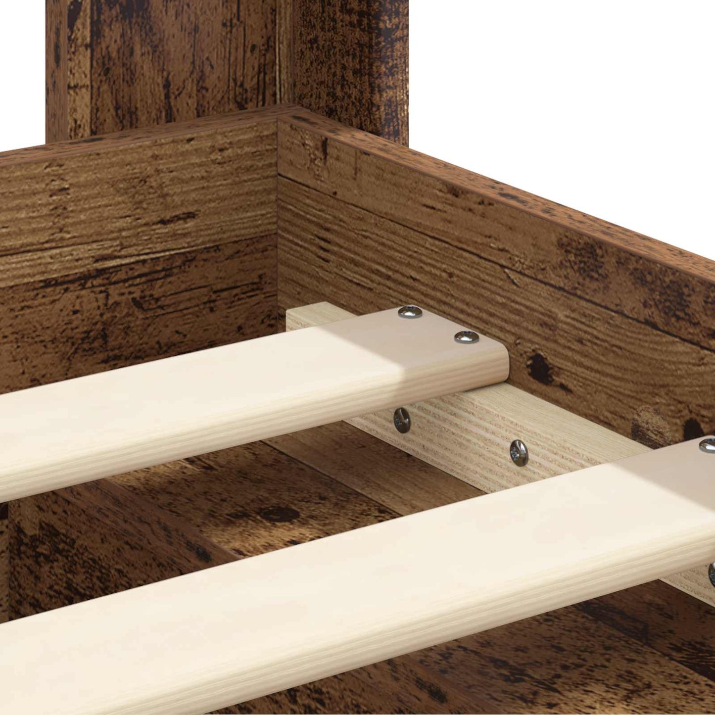 vidaXL Bed Frame with Storage and Headboard 3 pcs Engineered Wood