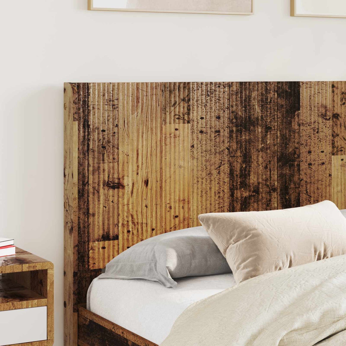 vidaXL Bed Frame with Storage and Headboard 3 pcs Engineered Wood