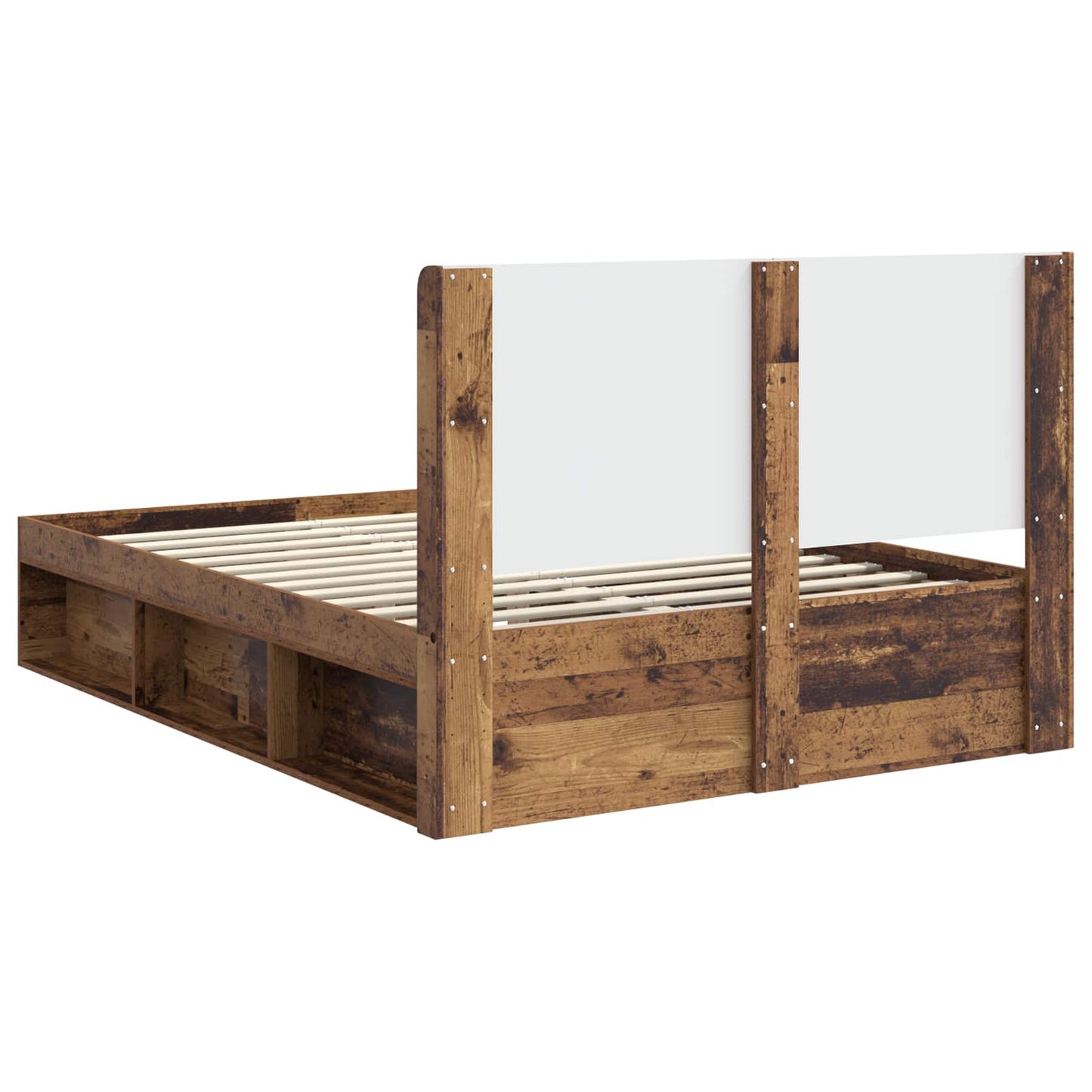 vidaXL Bed Frame with Storage and Headboard 3 pcs Engineered Wood