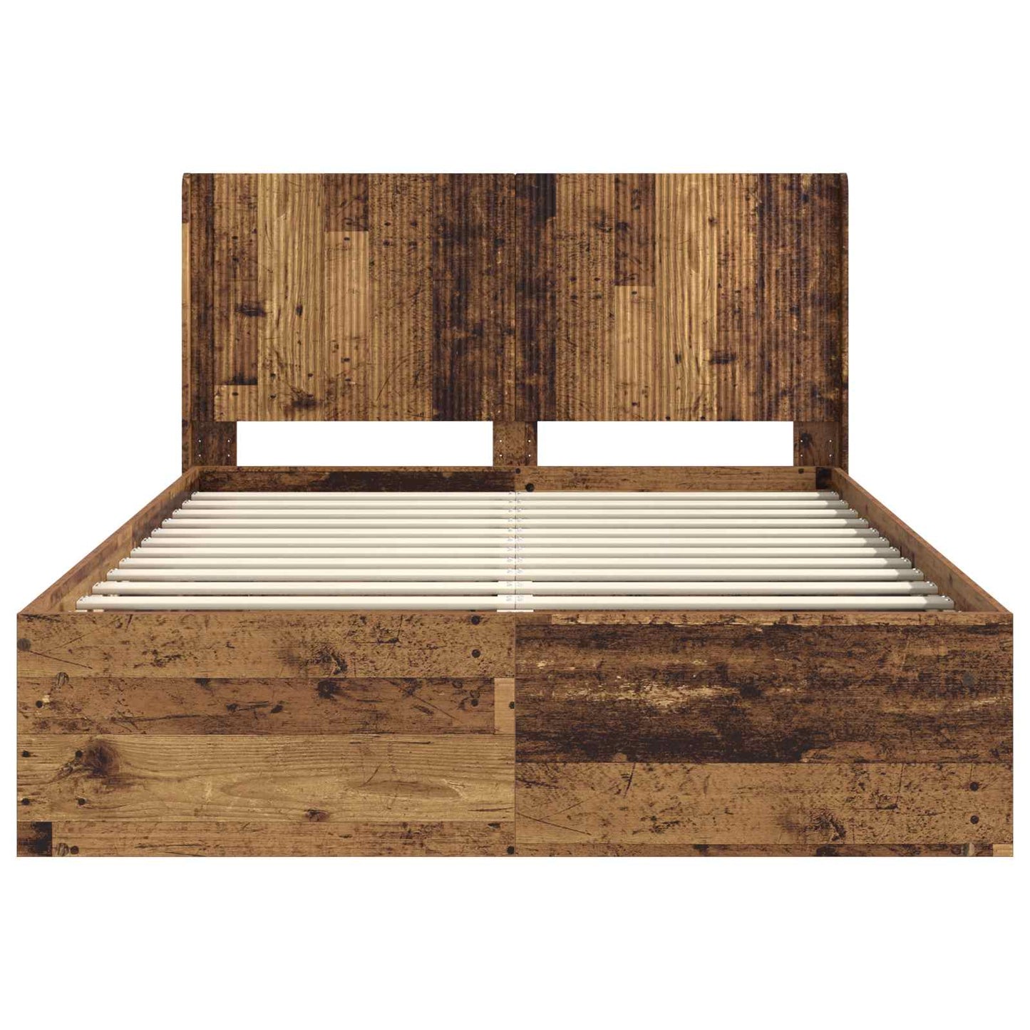 vidaXL Bed Frame with Storage and Headboard 3 pcs Engineered Wood
