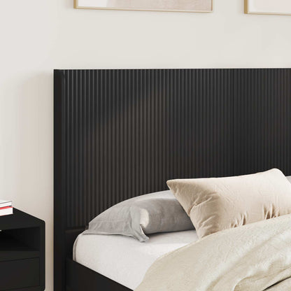 vidaXL Bed Frame with Storage and Headboard Black 120 x 200 cm