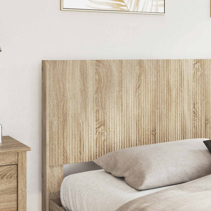 vidaXL Bed Frame with Storage and Headboard Sonoma Oak 180 x 200 cm