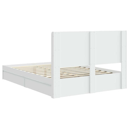 vidaXL Bed Frame with Storage and Headboard 2 pcs Engineered Wood