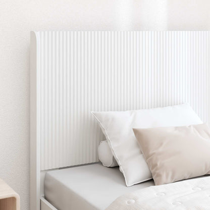 vidaXL Bed Frame with Storage and Headboard White 90 x 200 cm