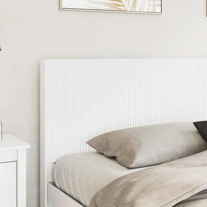 vidaXL Bed Frame with Storage and Headboard White Engineered Wood